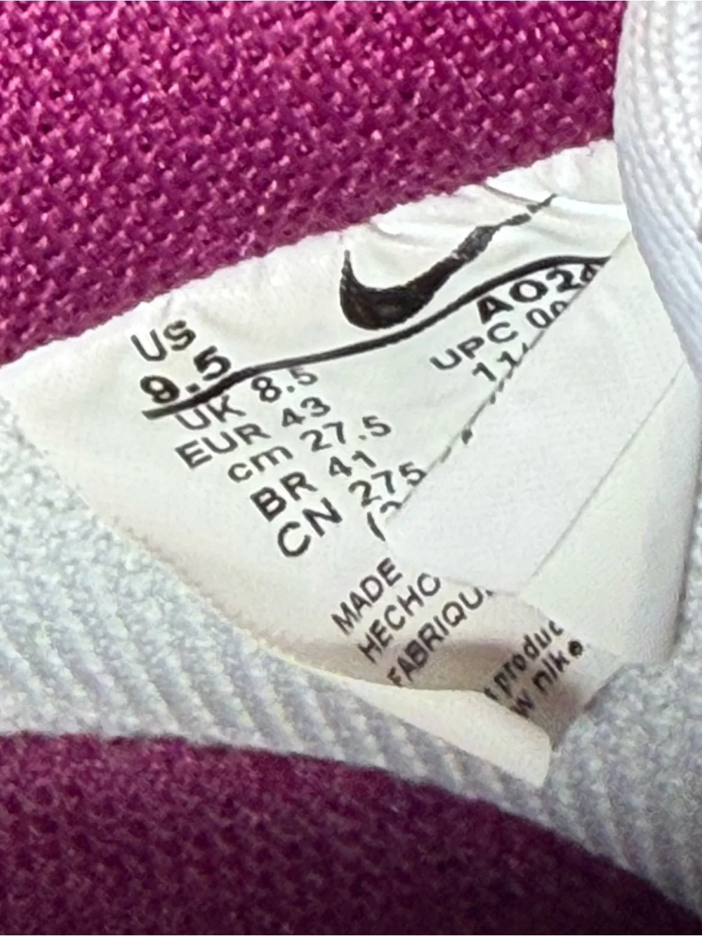 Nike Air Force 1 Orange Berry Sneakers Men’s Size 9.5